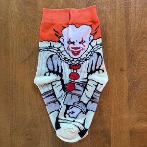 Scary Orange Clown socks